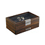 leonardo louis   Venezia Uhren & Schmuckbox  für 12 Uhren  Braun