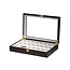 leonardo louis Uhrenbox  fuer 24 Uhren ebony