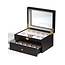 leonardo louis Uhrenbox fuer 20 Uhren ebony