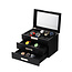 leonardo louis Uhrenbox fuer 30 Uhren schwarz