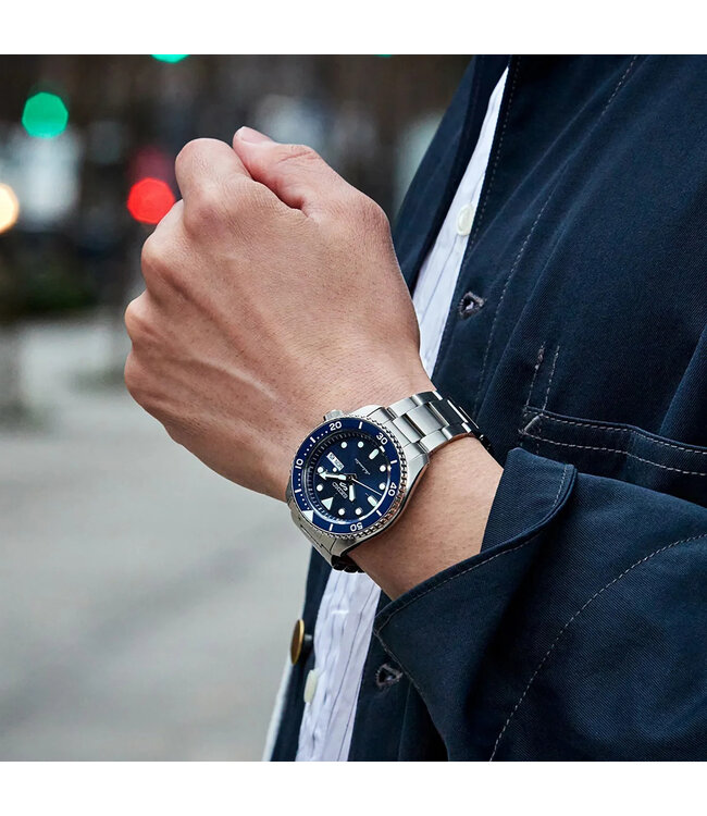 Seiko 5 Sports SRPD51K1 Automatik Blau Herrenuhr
