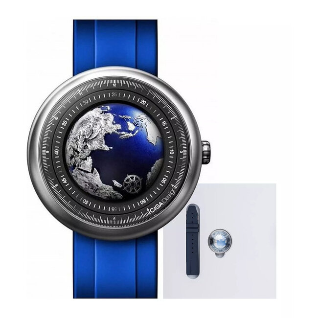 Ciga Design  U Series Blue Planet II Automatikuhr U033-TU02-W6U Titanium
