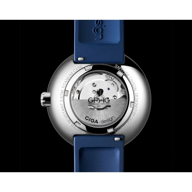 Ciga Design  U Series Blue Planet II Automatikuhr U033-TU02-W6U Titanium