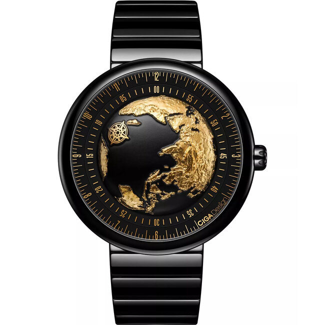 Ciga Design  U Series Blue Planet II Gilded Age Automatikuhr U033-BG01-6B7B
