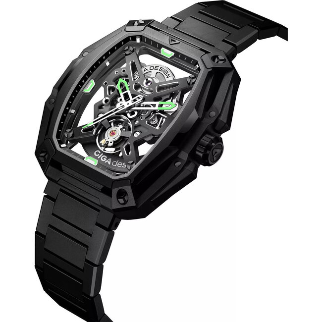 Ciga Design Z Series Hunter Skeleton Automatik Herrenuhr  Z035-BB01-W1B schwarz
