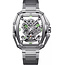 Ciga Design Z Series Hunter Skeleton Automatik Herrenuhr Z035-SS01-W1S silber
