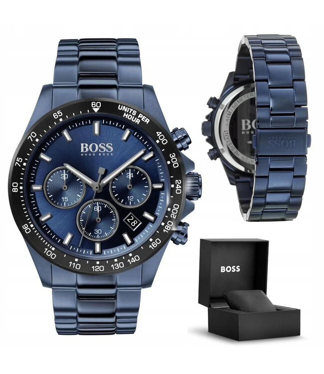 Hugo Boss  Hero Sport Lux 1513758 Chronograph Blau Herrenuhr58