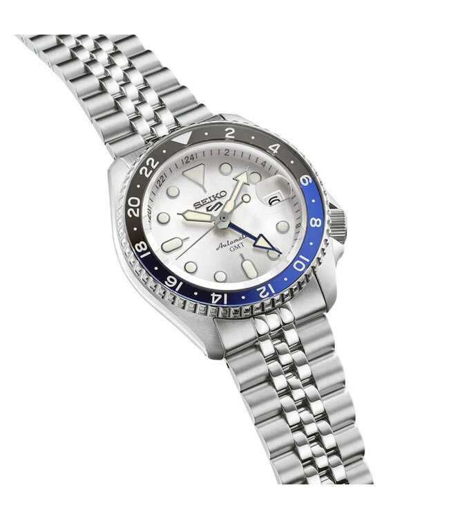 Seiko 5 Sports SSK033K1 GMT Automatik Weiss Herrenuhr