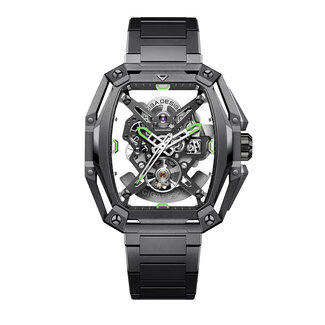 Ciga Design Z Series Hunter Skeleton Automatik Herrenuhr  Z035-BB01-W1B  Carbon
