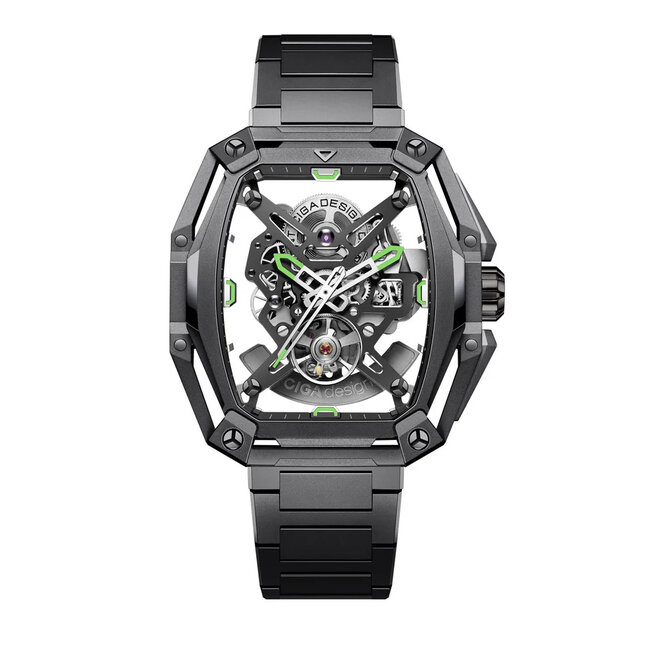 Ciga Design Z Series Hunter Skeleton Automatik Herrenuhr  Z035-BB01-W1B Carbon