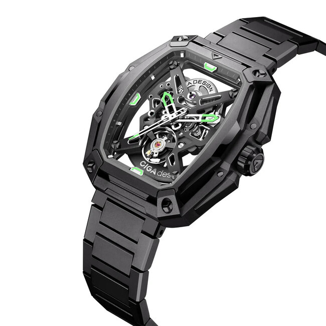 Ciga Design Z Series Hunter Skeleton Automatik Herrenuhr  Z035-BB01-W1B Carbon