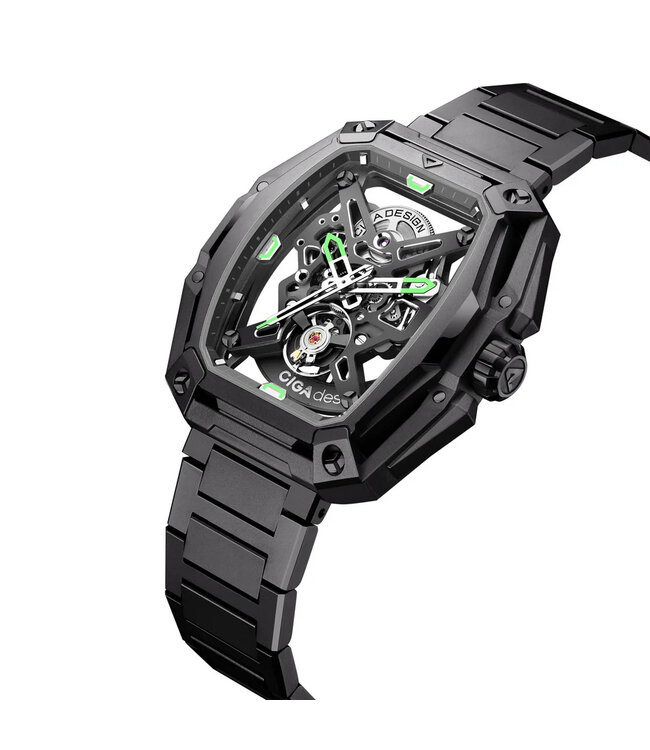 Ciga Design Z Series Hunter Skeleton Automatik Herrenuhr  Z035-BB01-W1B Carbon