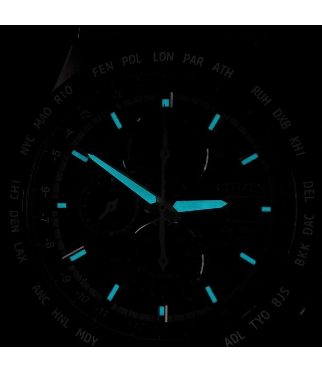 Citizen  Super Titanium Chrono Eco-Drive Radio  AT8238-84L Controlled Herrenuhr
