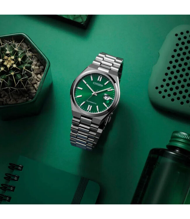 Citizen  Tsuyosa NJ0150-81X Automatik Grün Herrenuhr