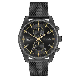 Hugo Boss Skytraveller Chronograph Schwarz Herrenuhr 1514150