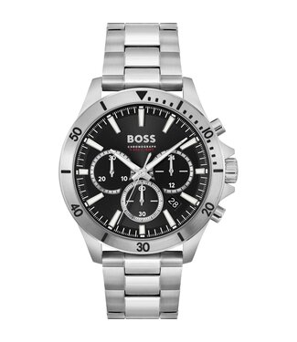 Hugo Boss  Troper 1514057 Herrenuhr Chronograph Schwarz Edelstahl