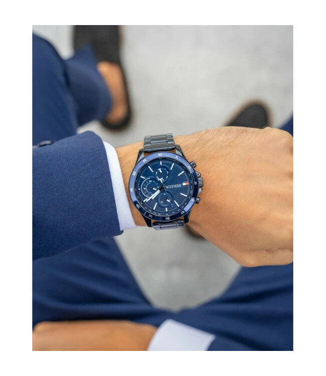 Tommy Hilfiger   Bank 1791720 All Blue Herrenuhr