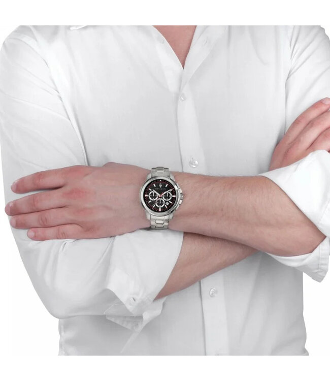 Maserati R8873621009 Successo Chrono Herrenuhr