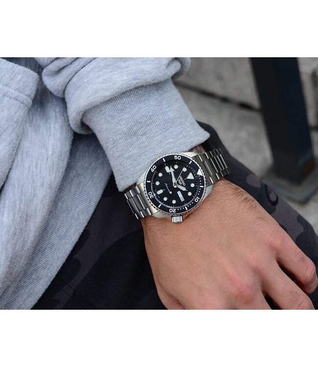 Seiko 5 Sports SRPD55K1 Automatik Schwarz Herrenuhr