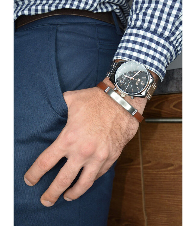 Hugo Boss   Champion 1513819 Chronograph Schwarz Bicolor Herrenuhr