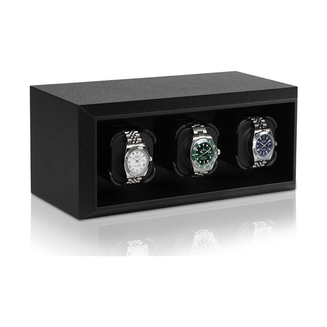 Modalo Uhrenbeweger Affinity LV3 für 3 Uhren schwarz