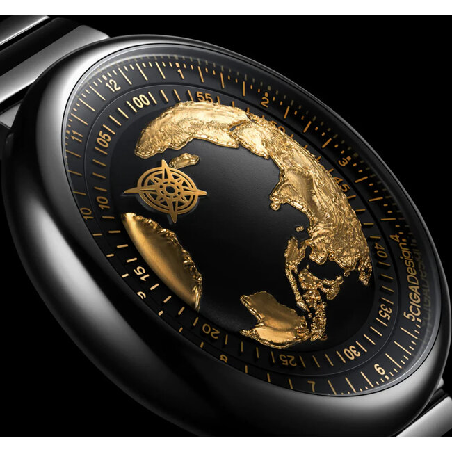 Ciga Design  U Series Blue Planet II Gilded Age Automatikuhr U033-BG01-6B7B