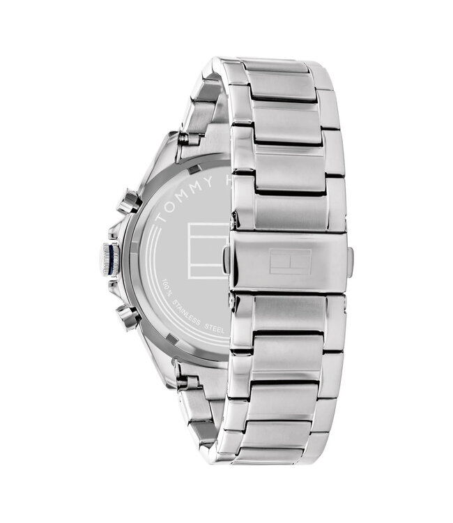 Tommy Hilfiger  Owen 1791968 Blau Silber Herrenuhr