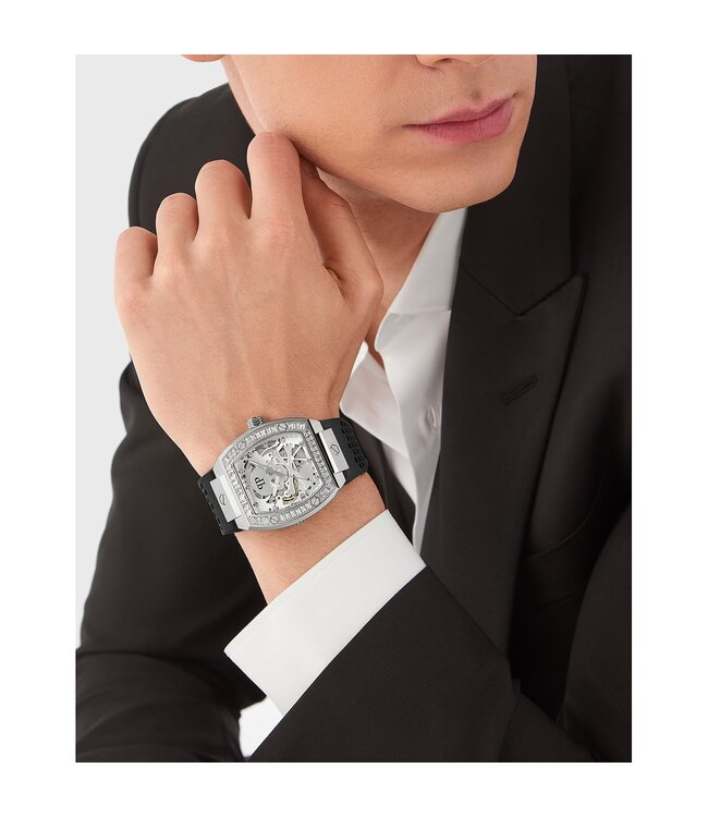 PHILLIPP PLEIN  PWBAA1323 Herrenuhr The Skeleton Automatik 44mm 5ATM