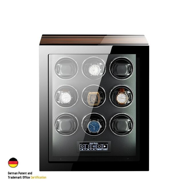 CHRONOGUARD     Premium Automatik 9 Uhrenbeweger mit Touchscreen