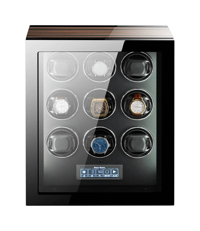 CHRONOGUARD     Premium Automatik 9 Uhrenbeweger mit Touchscreen
