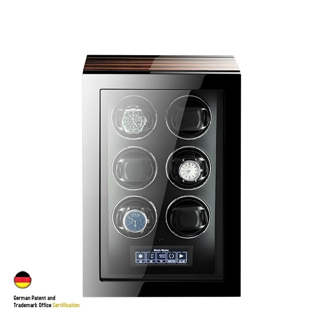 CHRONOGUARD    Premium Automatik 6 Uhrenbeweger mit Touchscreen