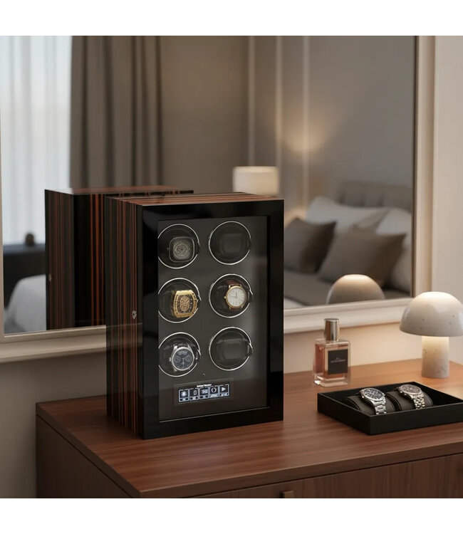 CHRONOGUARD    Premium Automatik 6 Uhrenbeweger mit Touchscreen