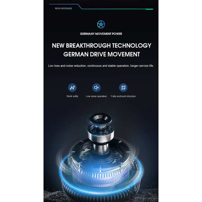 CHRONOGUARD    Premium Automatik 6 Uhrenbeweger mit Touchscreen