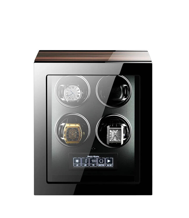 CHRONOGUARD   Premium Automatik 4 Uhrenbeweger mit Touchscreen
