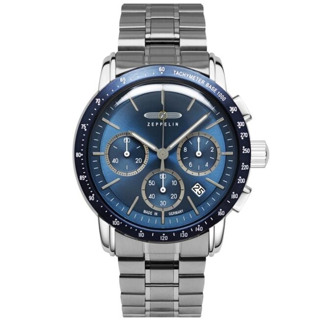 Zeppelin  8878MB-3 Herrenuhr New York Chronograph 43mm 5ATM