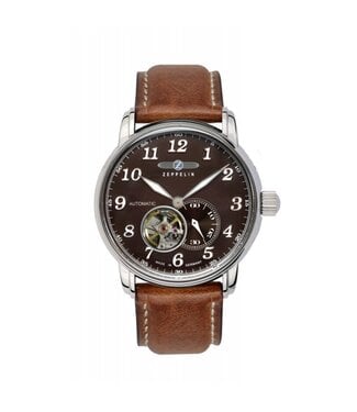 Zeppelin 7666-4 Graf Zeppelin LZ127 Automatik Herrenuhr 43mm 5ATM