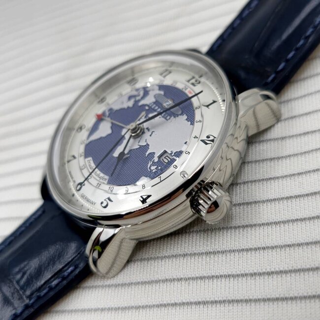 Zeppelin  8596-3 Herrenuhr Friedrichshafen GMT Automatik 42mm 5ATM