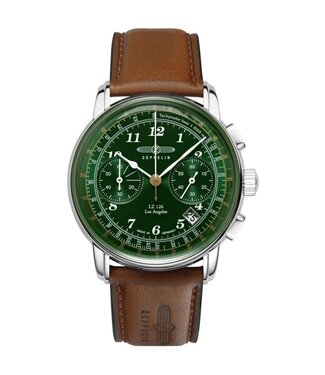 Zeppelin 7614-4 LZ126 Los Angeles Chronograph 43mm 5ATM