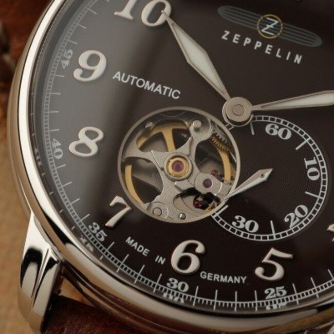 Zeppelin  7666-4 Graf Zeppelin LZ127 Automatik Herrenuhr 43mm 5ATM