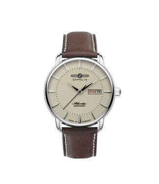 Zeppelin 8466-5 Atlantic Automatik Day-Date Herrenuhr 41mm 5ATM