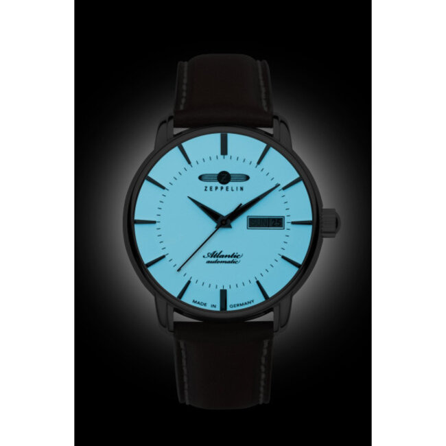 Zeppelin 8466-5 Atlantic Automatik Day-Date Herrenuhr 41mm 5ATM
