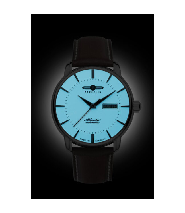 Zeppelin 8466-5 Atlantic Automatik Day-Date Herrenuhr 41mm 5ATM