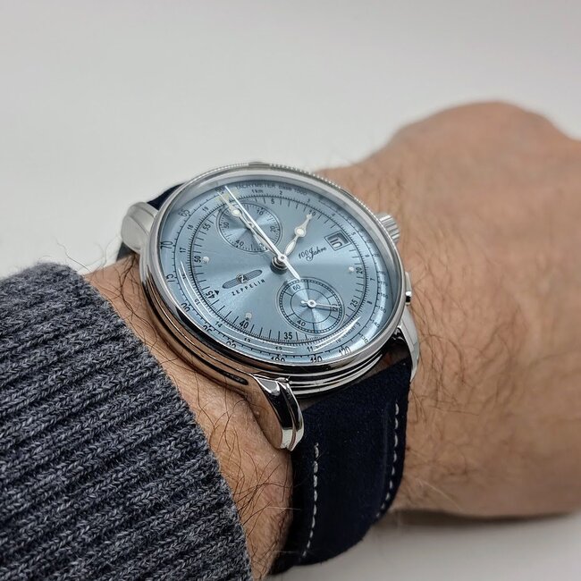 Zeppelin 8670-4 Chronograph 100 Jahre Zeppelin 42mm 5ATM