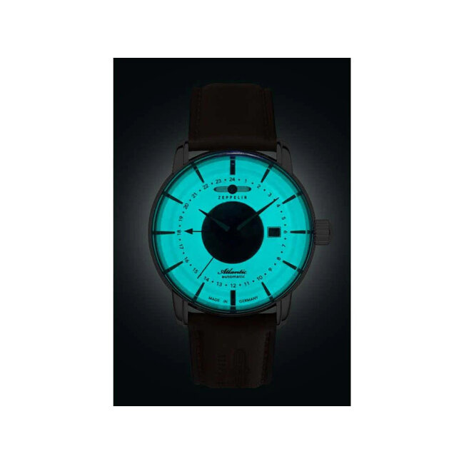 Zeppelin  8468-5 Herrenuhr Atlantic Automatik 42mm 5ATM