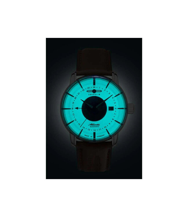 Zeppelin  8468-5 Herrenuhr Atlantic Automatik 42mm 5ATM