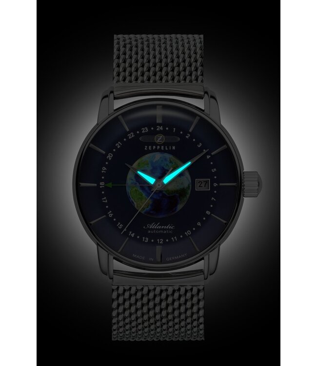 Zeppelin  8468M3 Atlantik GMT 42mm Herrenuhr