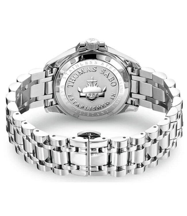 Thomas Sabo   Blumen Pastell WA0381-201-201 Silber Damenuhr