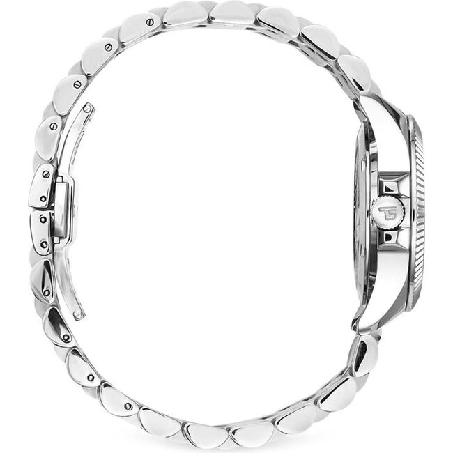 Thomas Sabo  Damenuhr Blumen aus pastellfarbenen Steinen silberfarben - WA0381-201-201