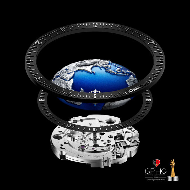 Ciga Design  U Series Blue Planet II Automatikuhr U033-TU02-W6U Titanium