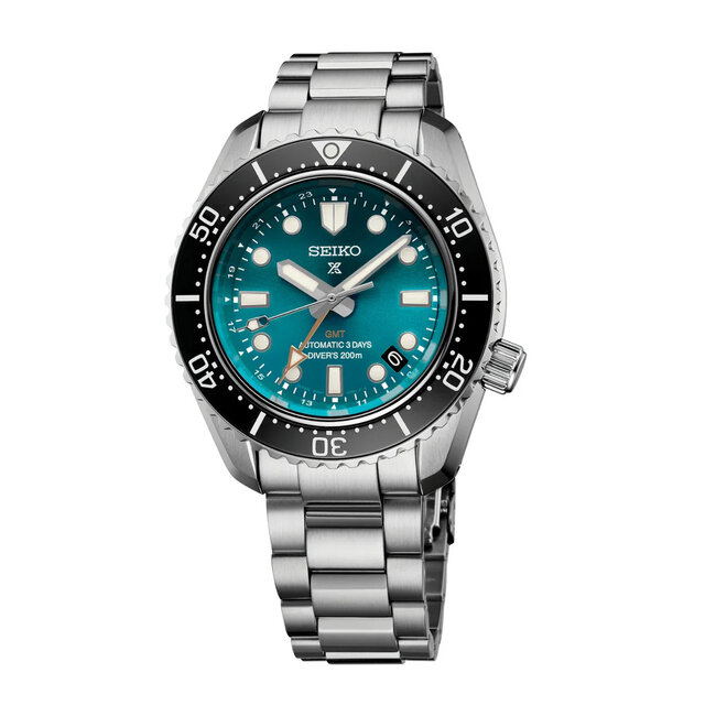 SEIKO Prospex Heritage Diver's GMT SPB475 Automatik Herrenuhr mit blauem Zifferblatt